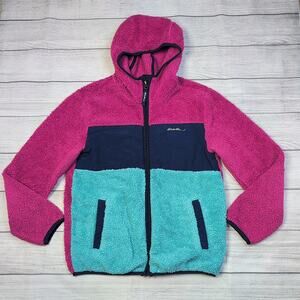 14/16 Eddie Bauer Fleece Zip-Up Hoodie